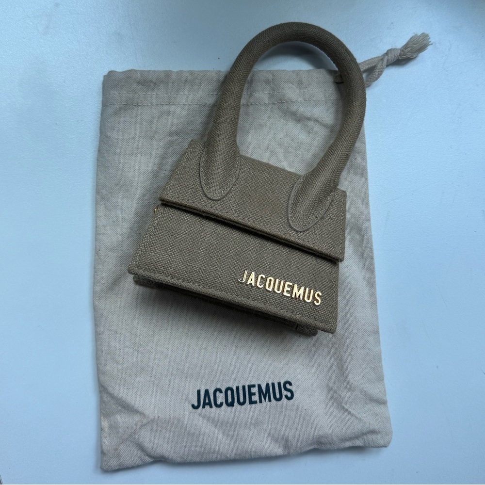 JACQUEMUS Le Chiquito Linen Mini Bag - Picture 5 of 6